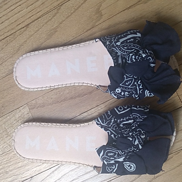 Manebi Espadrille Slides
